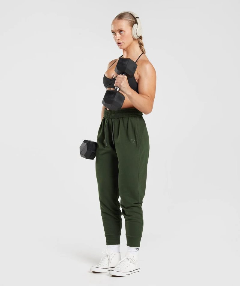 Women's Gymshark GS Power Jogger Olive | NZ 1ESQYX